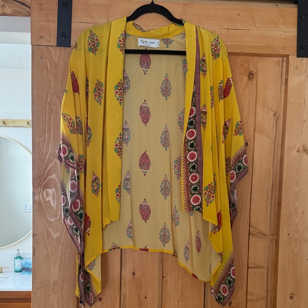 Yellow Floral Kimono